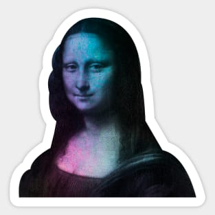 Mona Lisa holographic Sticker